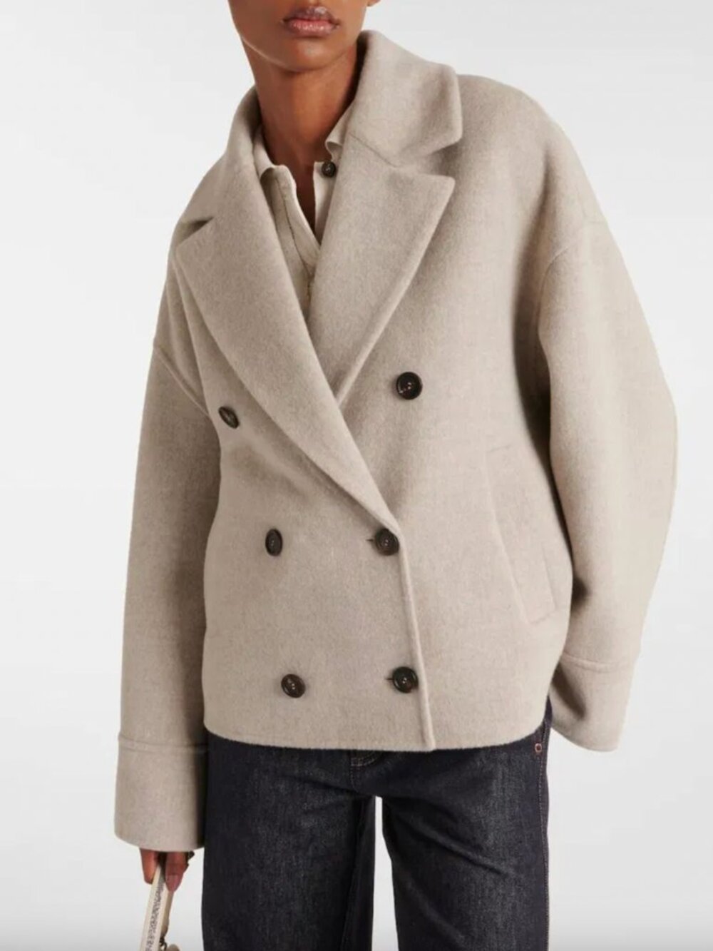 $5900 NWT Brunello Cucinelli FW24 Gray Blazer Wool Cashmere Jacket size IT 42/6